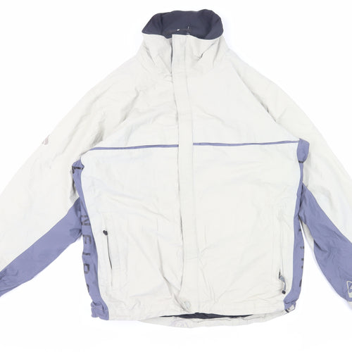 Bonfire Men's White Medium Puffer Jacket