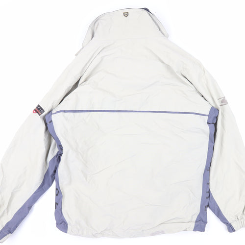 Bonfire Men's White Medium Puffer Jacket