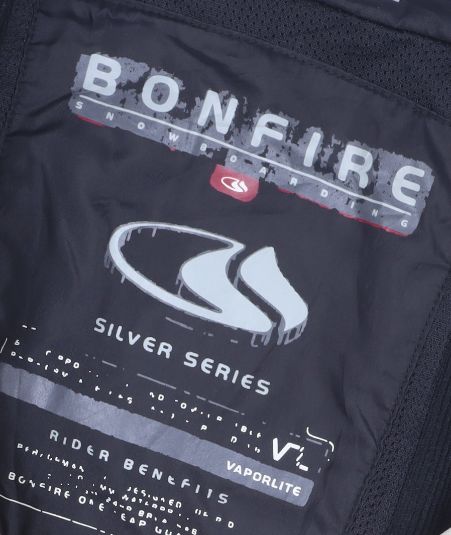 Bonfire Men's White Medium Puffer Jacket