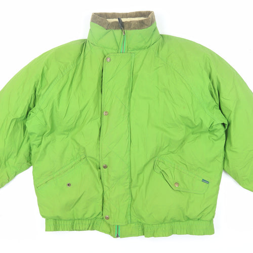 Cottonfield Men's Green Medium Puffer Jacket