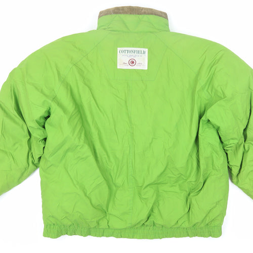 Cottonfield Men's Green Medium Puffer Jacket