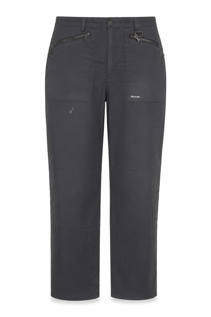 Front view of Rohan Women's Black Cargo Trousers, size 4