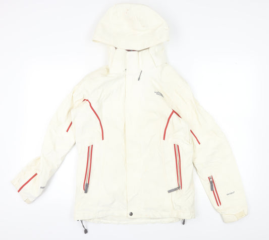 The North Face Women's White Ski Jacket Medium