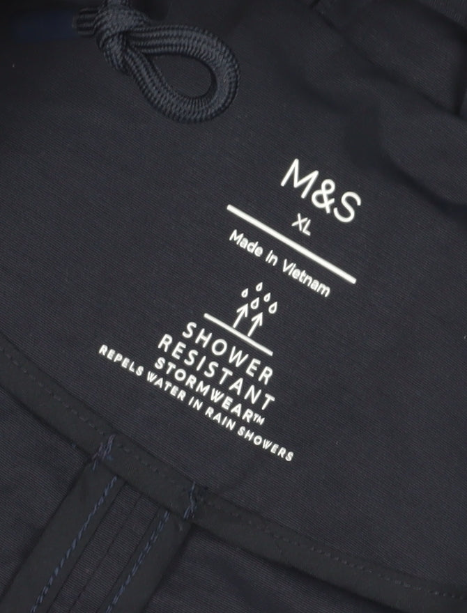 Marks and Spencer Women's Blue Rain Coat XL Casual