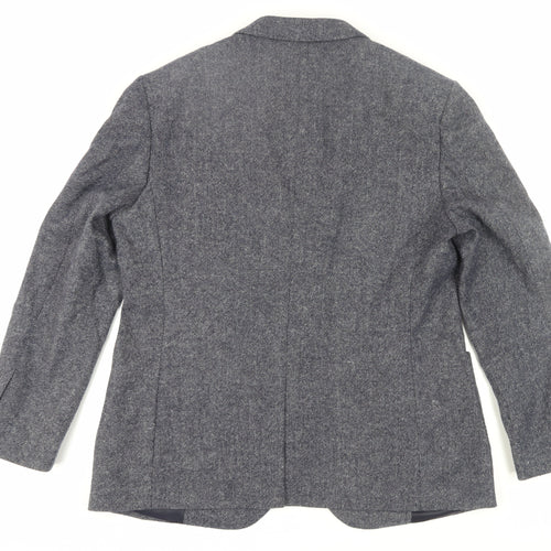John Lewis Grey Men's Blazer, Size 46R, Regular Fit