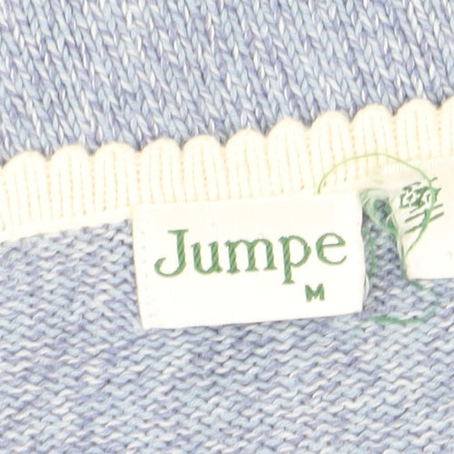Jumpe Women's Blue V-Neck Cardigan M