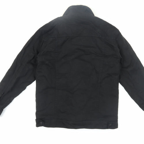s.Oliver Men's Black Bomber Jacket, Size S