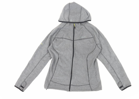 TOG24 Women's Grey Hooded Zip Jacket Size 12