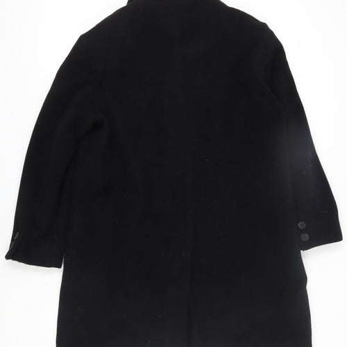 Kaliko Women's Black Mid-Length Overcoat, Size 14