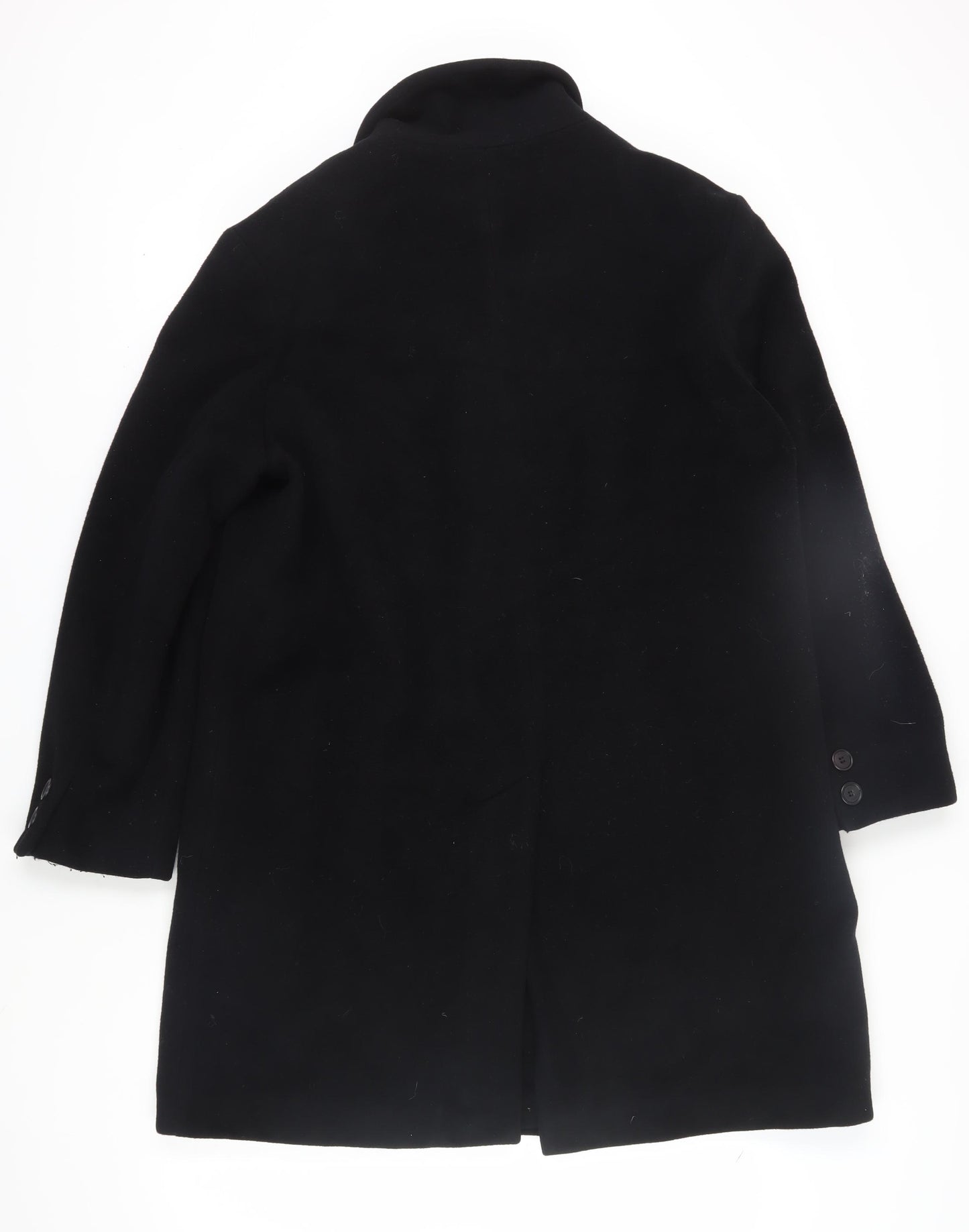 Kaliko Women's Black Mid-Length Overcoat, Size 14