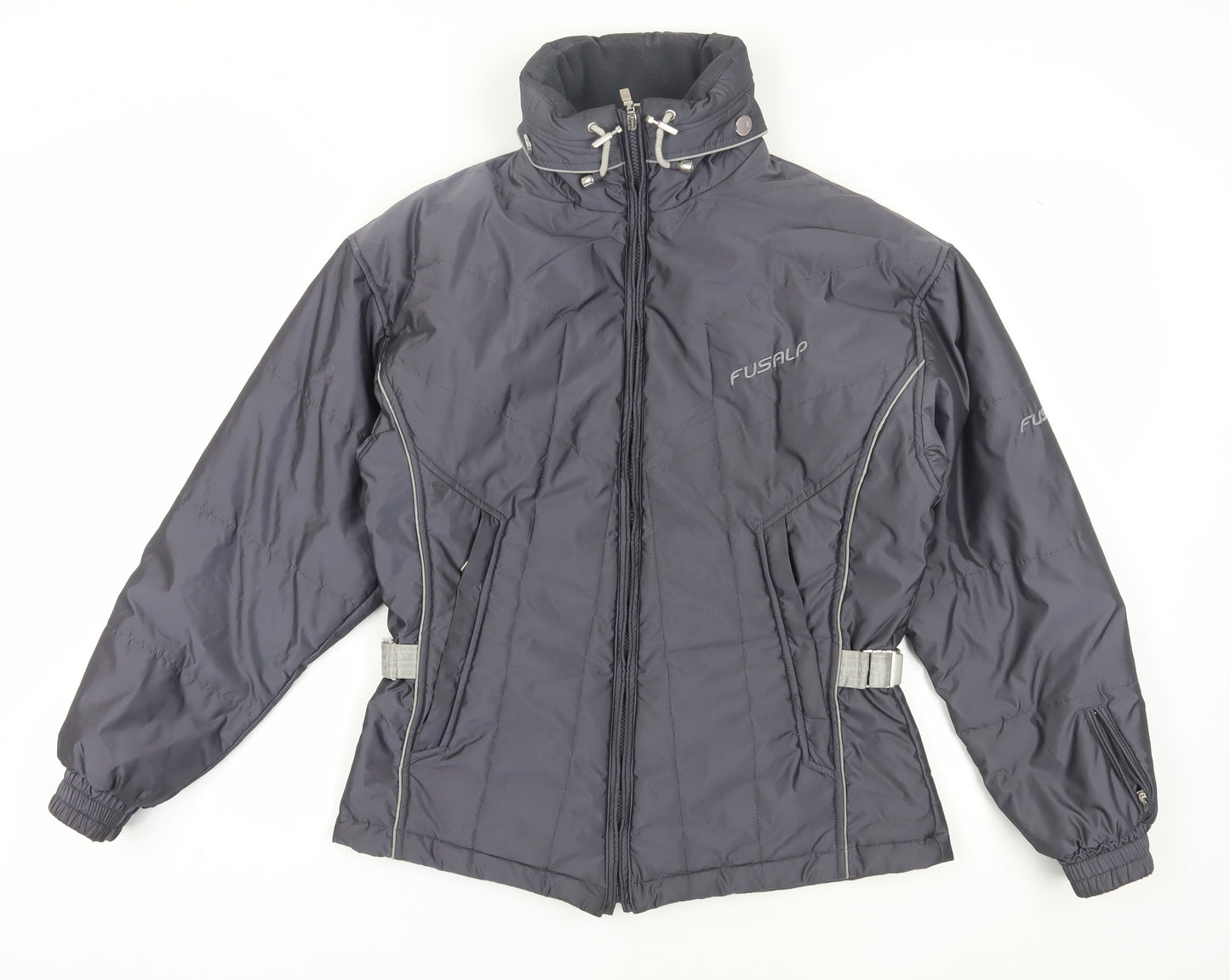 Fusalp Men's Grey Puffer Jacket, Size 12, Winter Casual