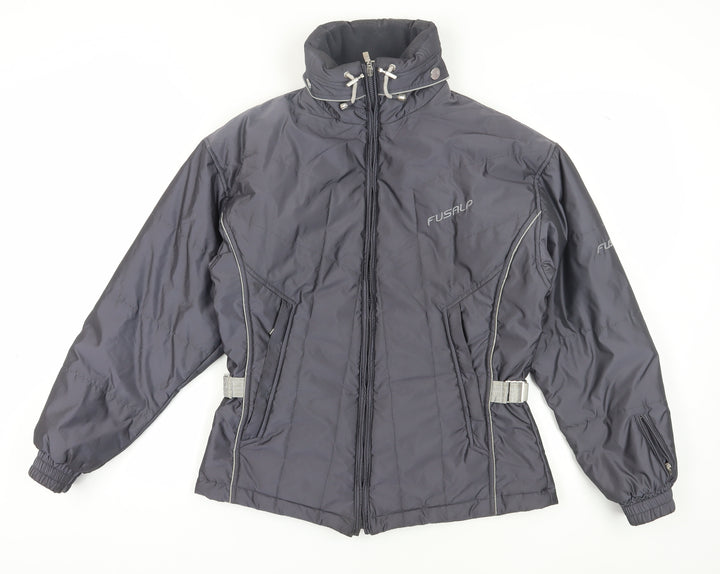Fusalp Men's Grey Puffer Jacket, Size 12, Winter Casual