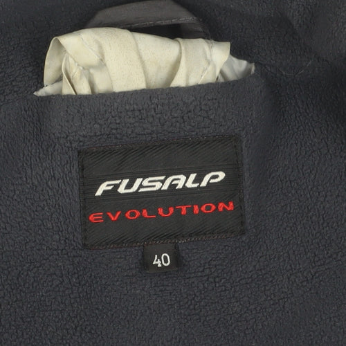Fusalp Men's Grey Puffer Jacket, Size 12, Winter Casual