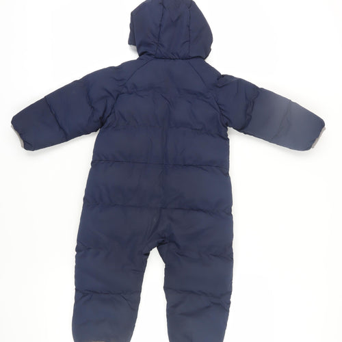 Mountain Warehouse Unisex Snowsuit Blue 18-24M Water Resistant