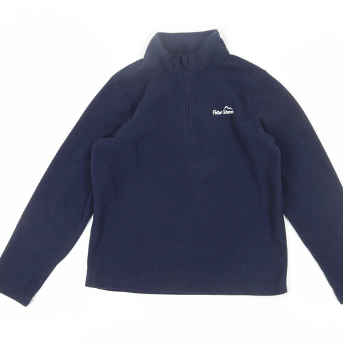 Peter Storm Boys Blue Fleece Sweatshirt 11-12 Years 1/2 Zip
