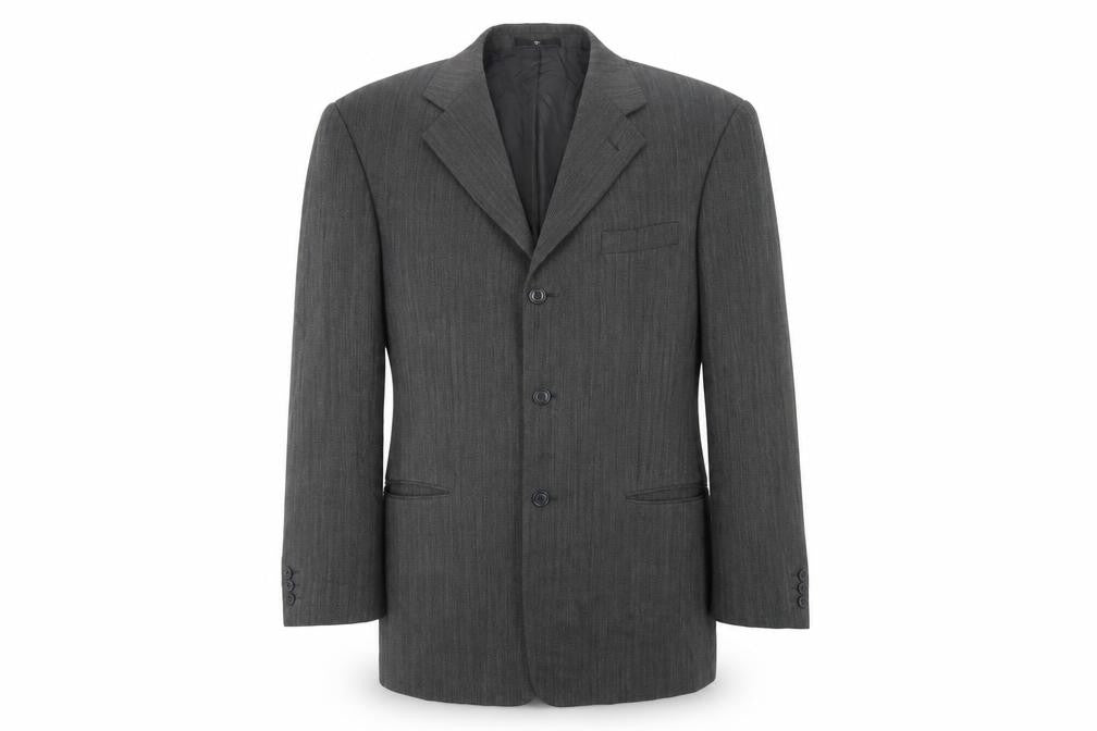 Ciro Citterio Men's Grey Wool Blazer 42L Business Formal