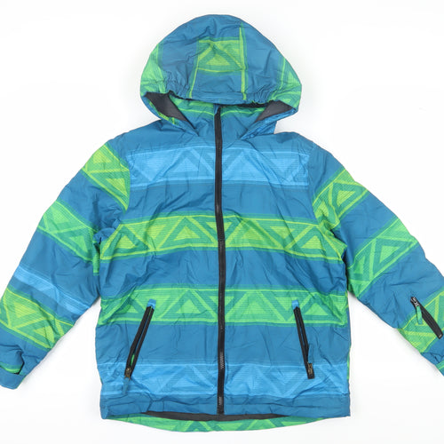 Acca Mukka Boys Blue Green Puffer Jacket 11-12 Years