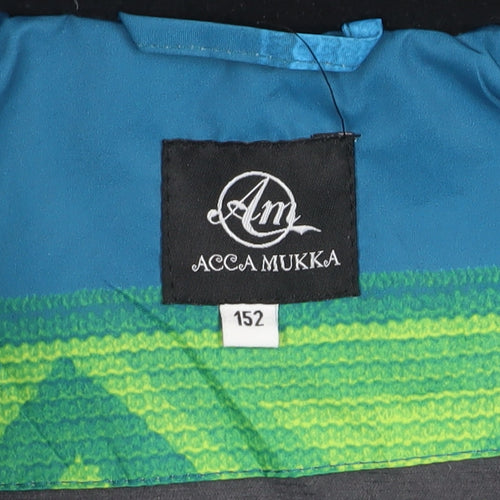 Acca Mukka Boys Blue Green Puffer Jacket 11-12 Years