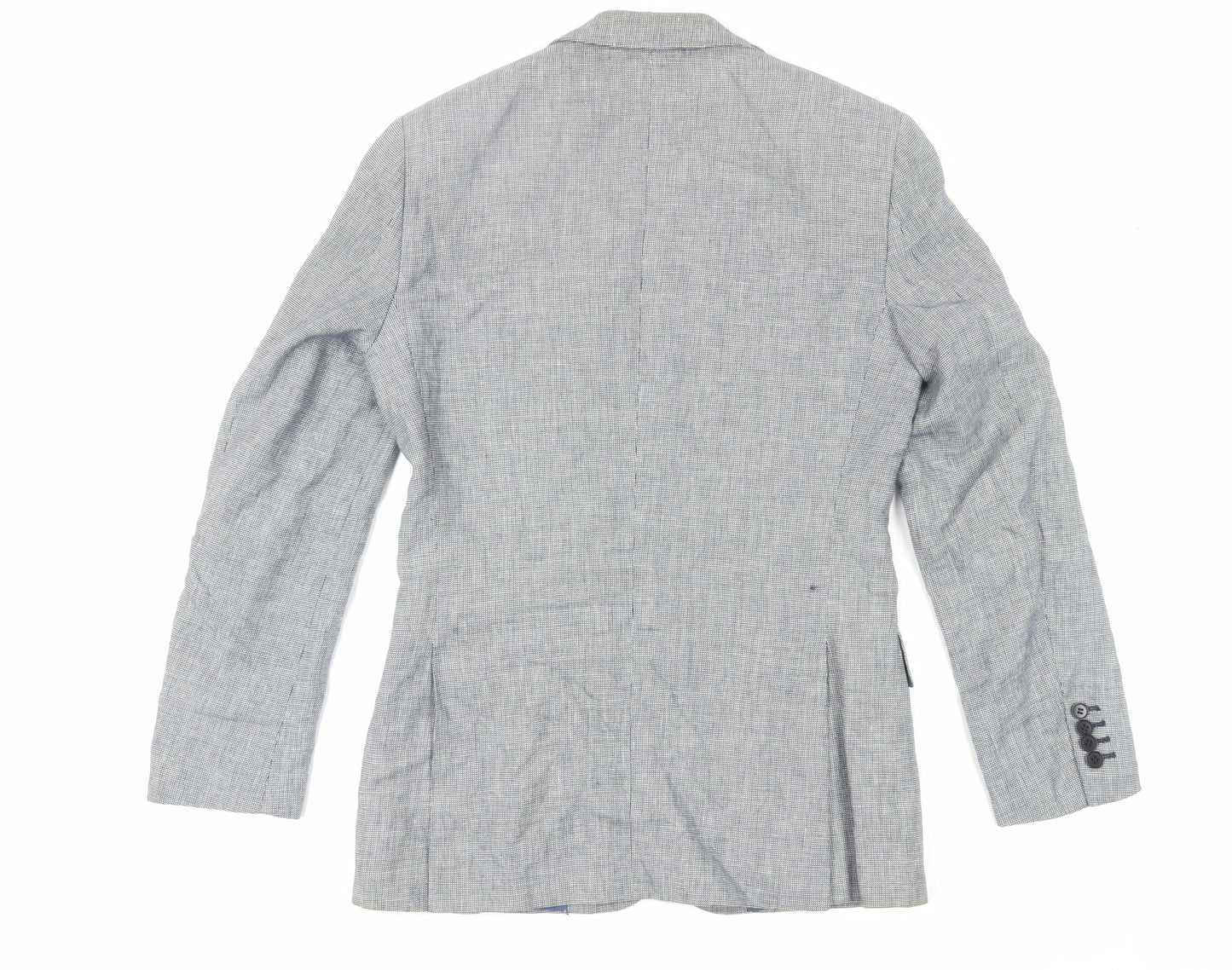 Charles Tyrwhitt Men's Grey Blazer 36R Check Pattern