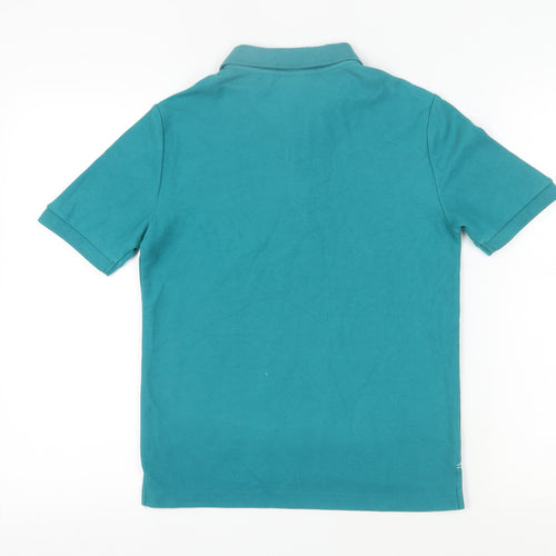 Slazenger Boys Green Polo Shirt, 13 Years, Cotton, Casual