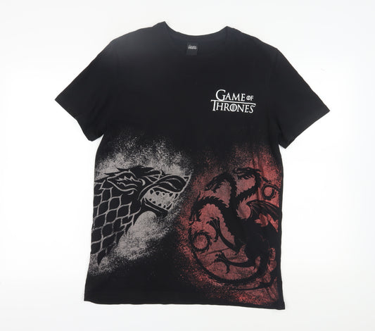 Game of Thrones Men’s Black L Graphic T-Shirt