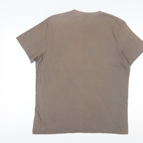 Ben Sherman Men's Brown Crew Neck T-Shirt L