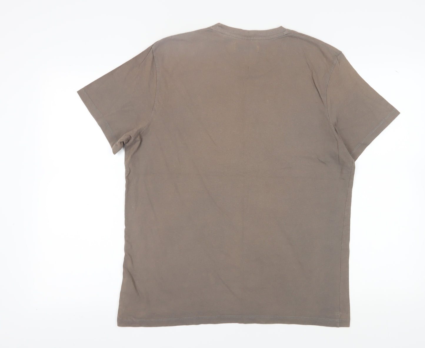 Ben Sherman Men's Brown Crew Neck T-Shirt L
