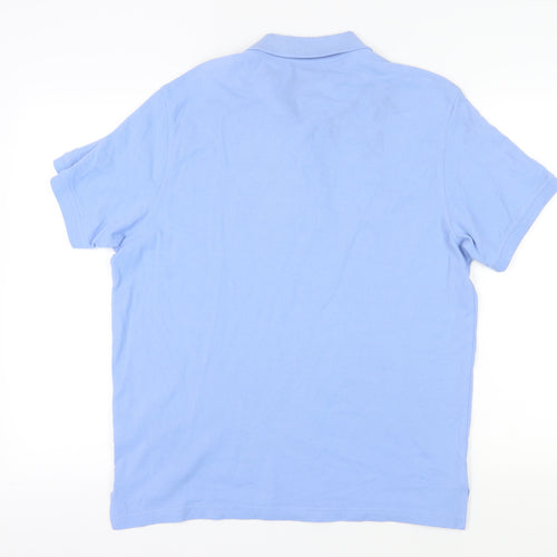 Pierre Cardin Men's Blue Polo, Size L, Regular Fit