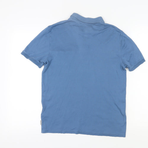 Ted Baker Men’s Blue Polo Shirt Size 34 Short Sleeve