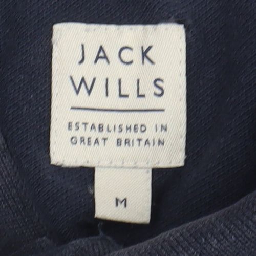 Jack Wills Men's Black Polo Shirt M