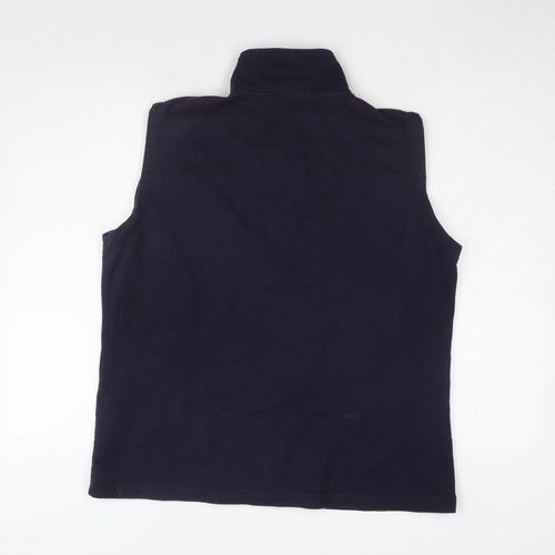 Style by EWM Women's Blue Cotton Waistcoat L