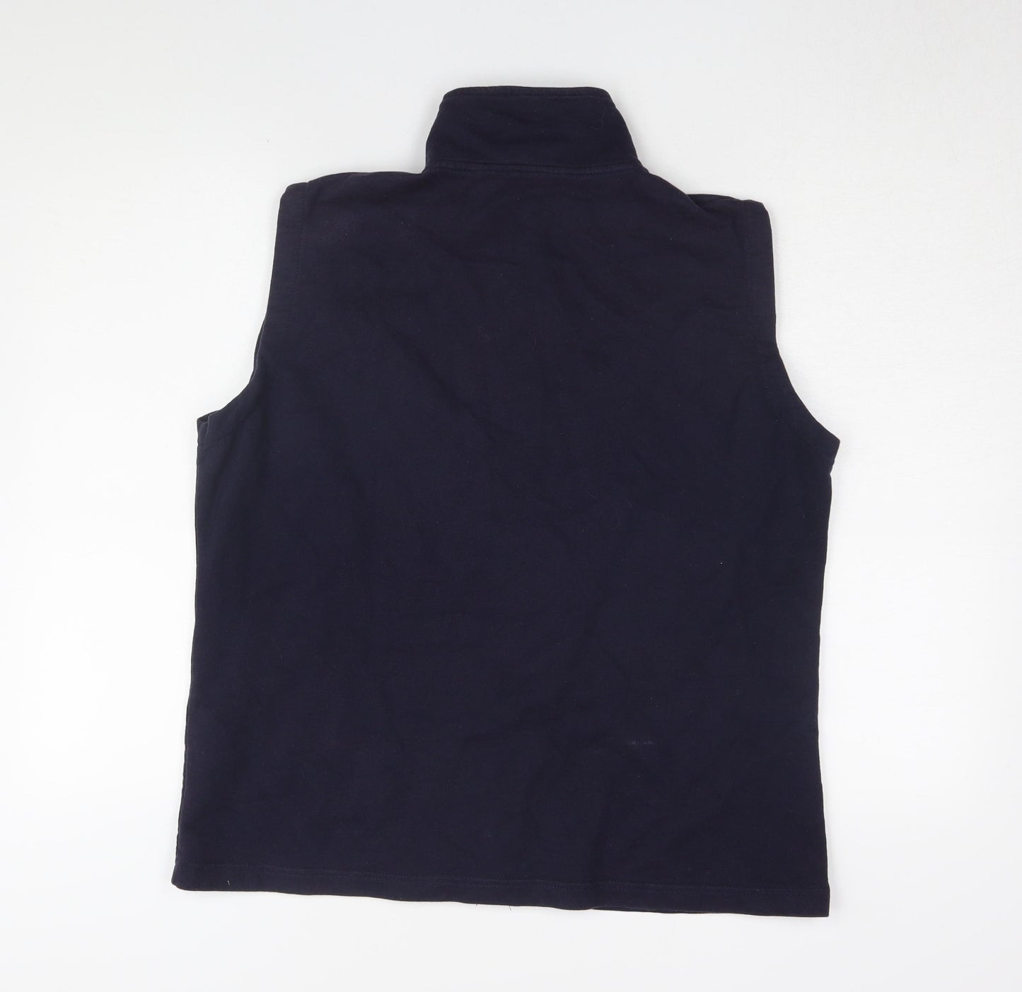 Style by EWM Women's Blue Cotton Waistcoat L