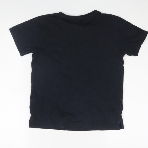 Lee Cooper Boys Black Graphic T-Shirt 10-11 Years - Casual Style