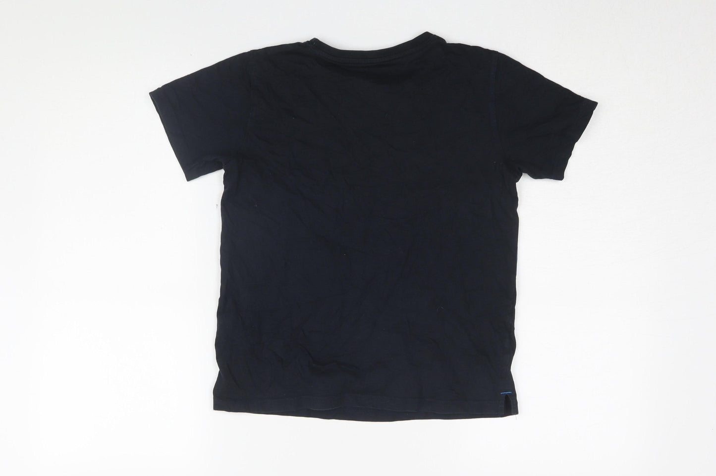 Lee Cooper Boys Black Graphic T-Shirt 10-11 Years - Casual Style