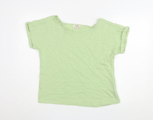 Oasis Women's Green Basic T-Shirt, M, Short Sleeve