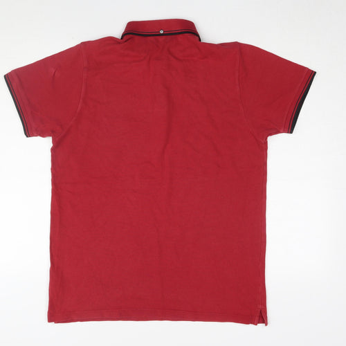 Ben Sherman Men's Red Polo Shirt Size L Classic Casual