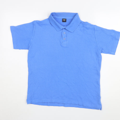 Cotton Traders Men's Blue Polo Shirt, Size S, Casual