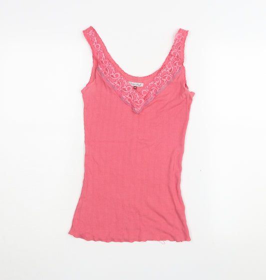 White Stuff Women's Pink Camisole Tank, Size 12