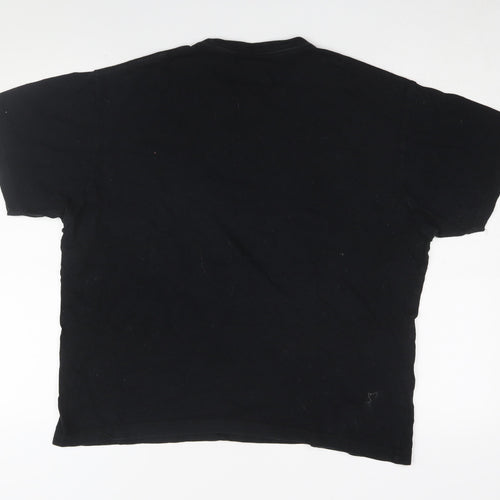 Roly Unisex Black XL Music T-Shirt, Casual Style