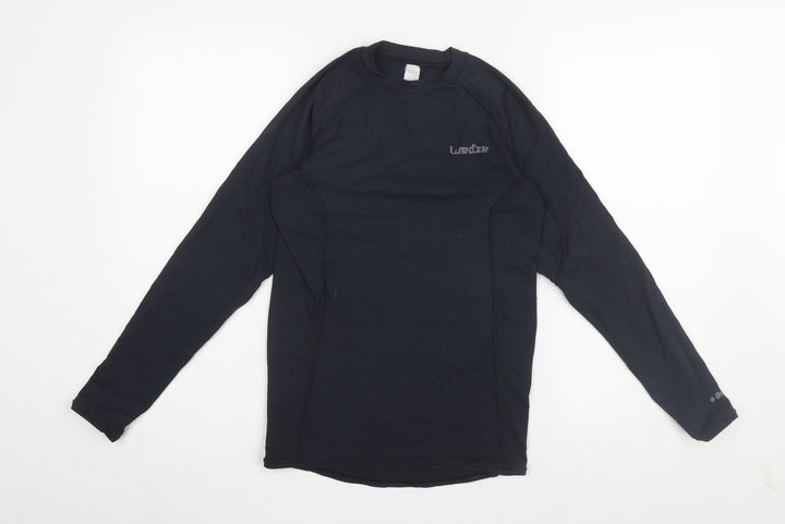 Decathlon Men's Black XS Athletic Pullover Top