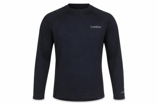 Front view of Decathlon Men's Black XS Athletic Pullover Top