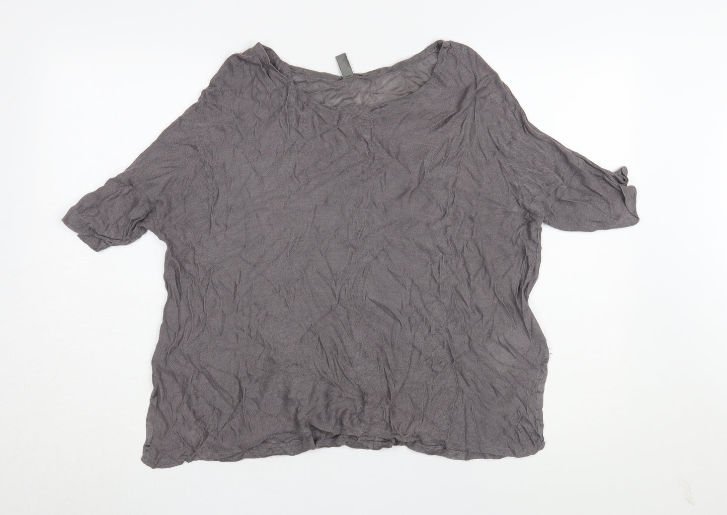 Gap Women's Grey Blouse Medium Size Viscose Casual