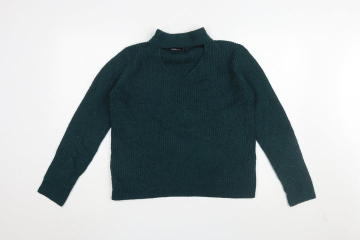 Jean Pascale Women's Green Pullover Jumper, Size S