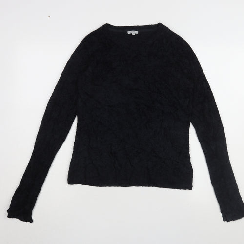 Jigsaw Women's Black Pullover Jumper M Long Sleeve