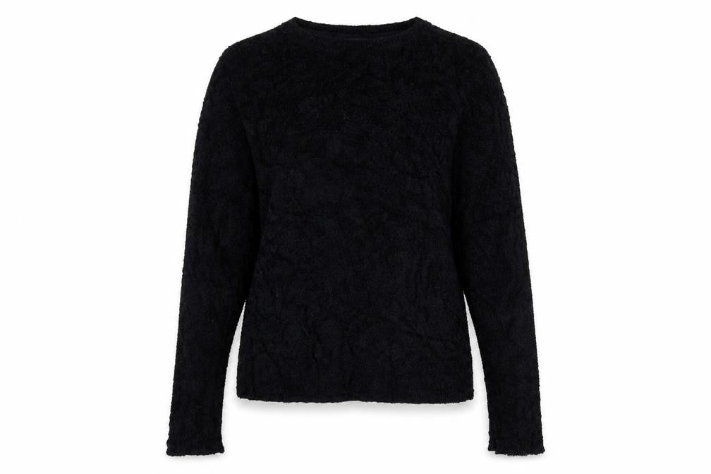 Front view of Jigsaw Women's Black jumper M Long Sleeve