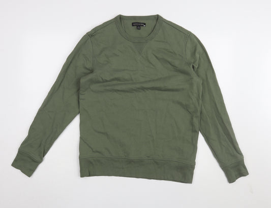 Banana Republic Men's Green Pullover Sweatshirt S