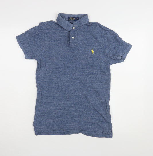 Ralph Lauren Men's Blue Slim Fit Polo Size S