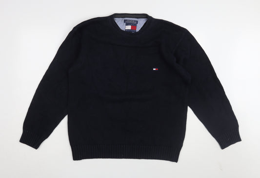 Tommy Hilfiger Men's Black L Pullover Jumper