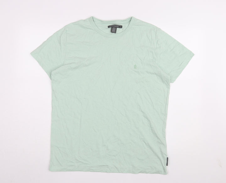 French Connection Men's XL Green Cotton T-Shirt