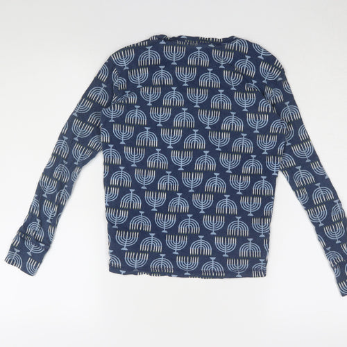 Gap Girls Blue Graphic Print Long Sleeve T-Shirt, 14 Years
